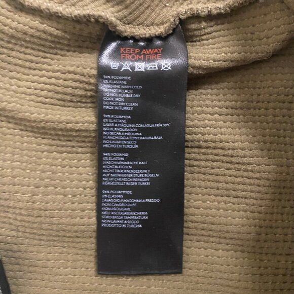 Urban Outfitters Olive Green Ribbed Long Sleeve Crop Top (Size M) - Picture 7 of 8